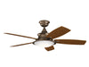 Myhouse Lighting Kichler - 310204WCP - 52"Ceiling Fan - Cameron - Weathered Copper Powder Coat