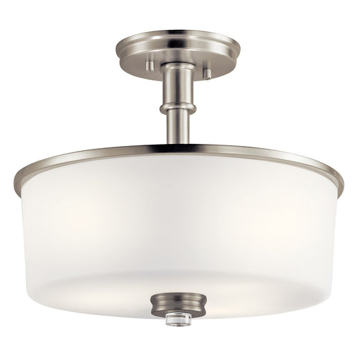 Myhouse Lighting Kichler - 43926NIL18 - LED Semi Flush Mount - Joelson - Brushed Nickel