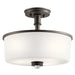 Myhouse Lighting Kichler - 43926OZL18 - LED Semi Flush Mount - Joelson - Olde Bronze