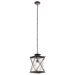 Myhouse Lighting Kichler - 49747WZCL18 - LED Outdoor Pendant - Argyle - Weathered Zinc