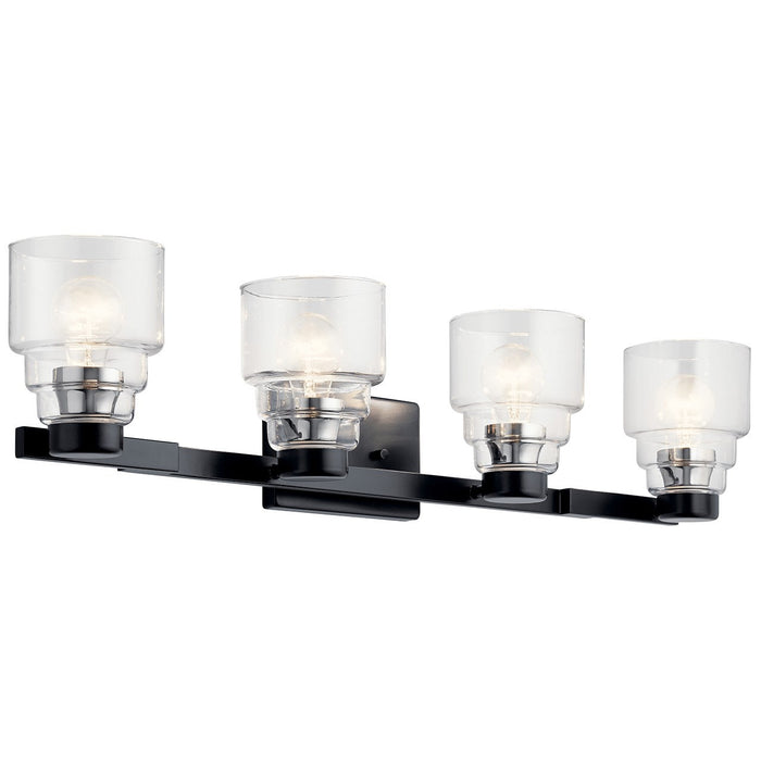 Myhouse Lighting Kichler - 55013BK - Four Light Bath - Vionnet - Black