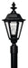 Myhouse Lighting Hinkley - 1441BK - LED Post Top/ Pier Mount - Manor House - Black