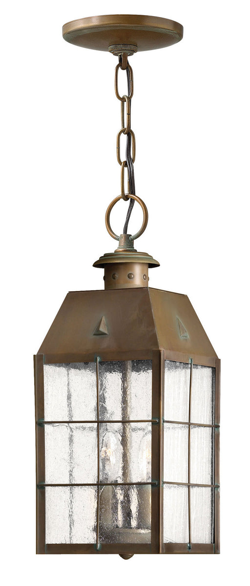 Myhouse Lighting Hinkley - 2372AS - LED Hanging Lantern - Nantucket - Aged Brass