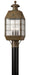 Myhouse Lighting Hinkley - 2371AS - LED Post Top/ Pier Mount - Nantucket - Aged Brass