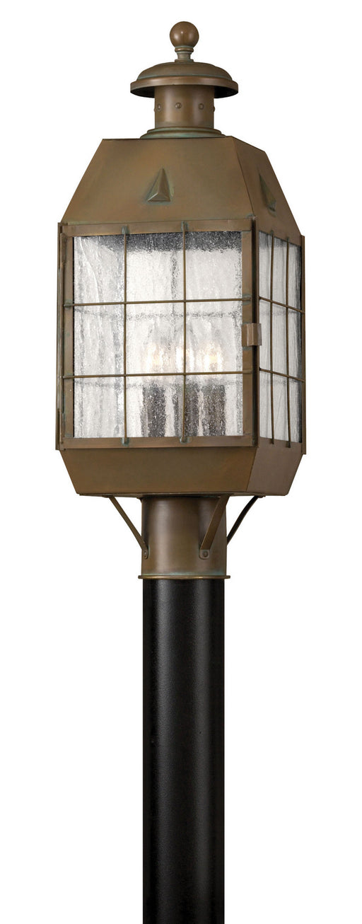 Myhouse Lighting Hinkley - 2371AS - LED Post Top/ Pier Mount - Nantucket - Aged Brass
