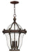 Myhouse Lighting Hinkley - 2442CB - LED Hanging Lantern - San Clemente - Copper Bronze