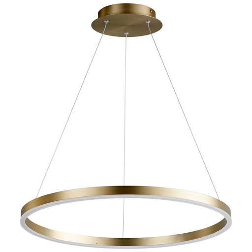 Myhouse Lighting Oxygen - 3-64-40 - LED Pendant - Circulo - Aged Brass