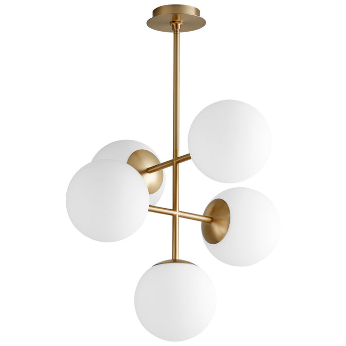 Myhouse Lighting Oxygen - 3-681-40 - LED Pendant - Nebula - Aged Brass