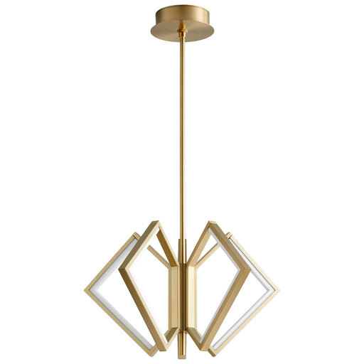 Myhouse Lighting Oxygen - 3-6142-40 - LED Ceiling Mount - Acadia - Aged Brass