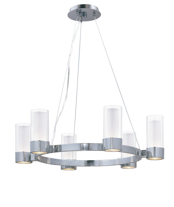 Myhouse Lighting Maxim - 23077CLFTPC/BUL - LED Chandelier - Silo - Polished Chrome