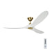 Myhouse Lighting Visual Comfort Fan - 3MAVR60RZWBBS - 60``Ceiling Fan - Maverick 60 - Burnished Brass