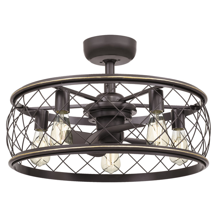 Myhouse Lighting Quoizel - RDY3122PN - Five Light Fandelier - Dury - Palladian Bronze