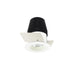 Myhouse Lighting Nora Lighting - NIOB-1RNG35XMPW - 1" Round Straight Regressed - Rec Iolite - Matte Powder White Reflector / Matte Powder White Flange
