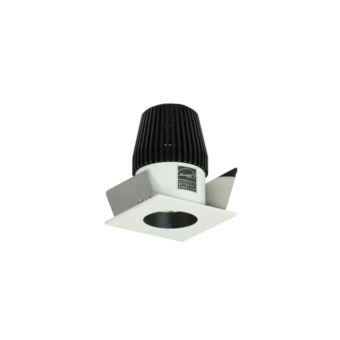 Myhouse Lighting Nora Lighting - NIOB-1SNG27XBW - 1" Square Straight Regressed - Rec Iolite - Black Reflector / White Flange