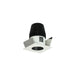 Myhouse Lighting Nora Lighting - NIOB-1SNG27XBW - 1" Square Straight Regressed - Rec Iolite - Black Reflector / White Flange