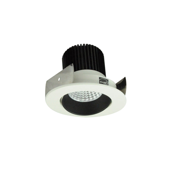 Myhouse Lighting Nora Lighting - NIOB-2RC50XBW - 2" Round Cone Reg. Adjustable - Rec Iolite - Black Reflector / White Flange