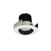 Myhouse Lighting Nora Lighting - NIOB-2RC50XBW - 2" Round Cone Reg. Adjustable - Rec Iolite - Black Reflector / White Flange