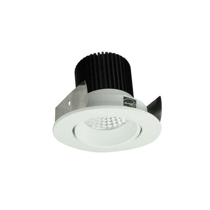 Myhouse Lighting Nora Lighting - NIOB-2RCCDXMPW - 2" Round Cone Reg. Adjustable - Rec Iolite - Matte Powder White Reflector / Matte Powder White Flange