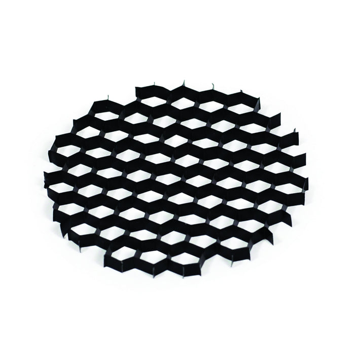 Myhouse Lighting Nora Lighting - NIO-HC - Hex Cell Louver For 2In & 4In - Rec Iolite - Black