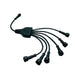 Myhouse Lighting Nora Lighting - NM1-TM6 - Cable - Rec LED Nm1 - Black