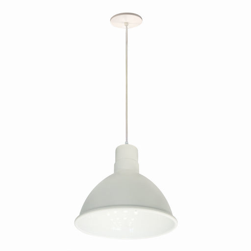 Myhouse Lighting Nora Lighting - NRLM-10C3040WWLE4 - 10" Rlm Shade - LED Rlm - White Outer / White Inner