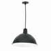 Myhouse Lighting Nora Lighting - NRLM-16C2530BWLE4 - 16" Rlm Shade - LED Rlm - Black Outer / White Inner