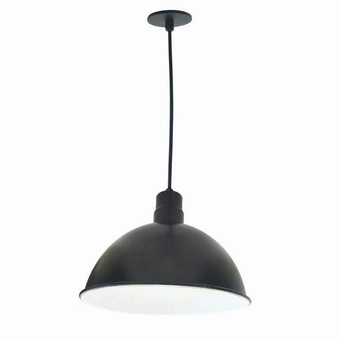 Myhouse Lighting Nora Lighting - NRLM-16C3835BWLE4 - 16" Rlm Shade - LED Rlm - Black Outer / White Inner