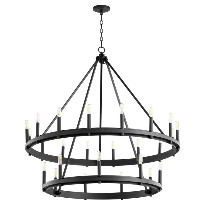 Myhouse Lighting Quorum - 611-25-69 - 25 Light Chandelier - Aura - Textured Black