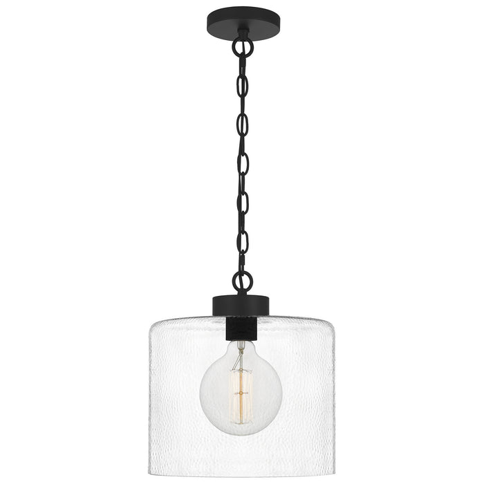 Myhouse Lighting Quoizel - ABR1512MBK - One Light Mini Pendant - Abner - Matte Black