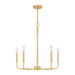 Myhouse Lighting Quoizel - ABR5024AB - Five Light Chandelier - Abner - Aged Brass