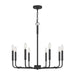 Myhouse Lighting Quoizel - ABR5028MBK - Eight Light Chandelier - Abner - Matte Black