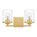 Myhouse Lighting Quoizel - ABR8614AB - Two Light Bath - Abner - Aged Brass