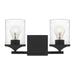 Myhouse Lighting Quoizel - ABR8614MBK - Two Light Bath - Abner - Matte Black