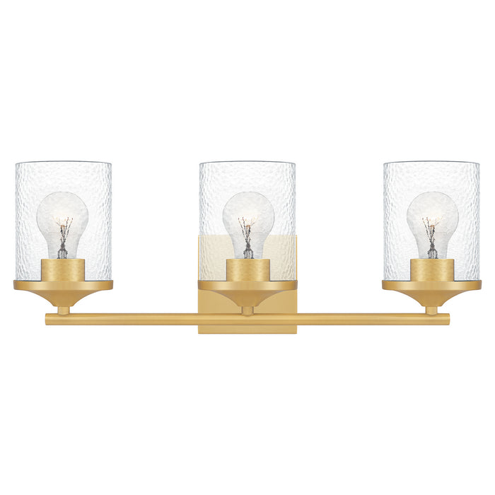 Myhouse Lighting Quoizel - ABR8621AB - Three Light Bath - Abner - Aged Brass