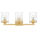 Myhouse Lighting Quoizel - ABR8621AB - Three Light Bath - Abner - Aged Brass