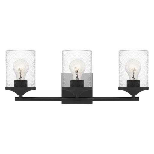 Myhouse Lighting Quoizel - ABR8621MBK - Three Light Bath - Abner - Matte Black