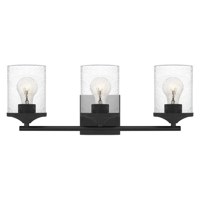 Myhouse Lighting Quoizel - ABR8621MBK - Three Light Bath - Abner - Matte Black