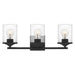 Myhouse Lighting Quoizel - ABR8621MBK - Three Light Bath - Abner - Matte Black