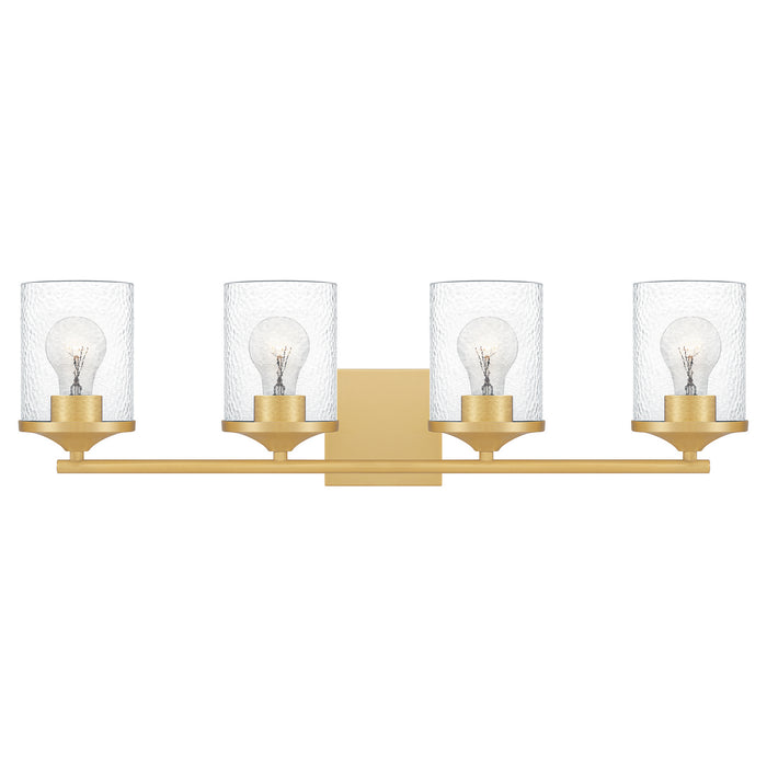 Myhouse Lighting Quoizel - ABR8628AB - Four Light Bath - Abner - Aged Brass