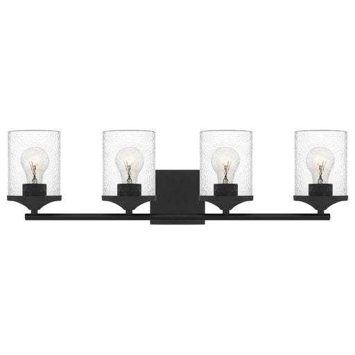 Myhouse Lighting Quoizel - ABR8628MBK - Four Light Bath - Abner - Matte Black