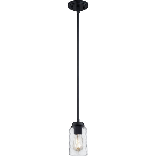 Myhouse Lighting Quoizel - BLA1505MBK - One Light Mini Pendant - Blanche - Matte Black