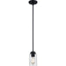 Myhouse Lighting Quoizel - BLA1505MBK - One Light Mini Pendant - Blanche - Matte Black