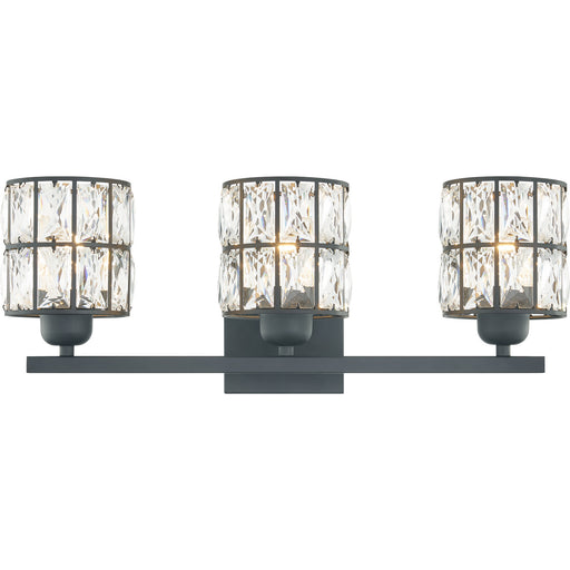 Myhouse Lighting Quoizel - GIB8622MBK - Three Light Bath - Gibson - Matte Black