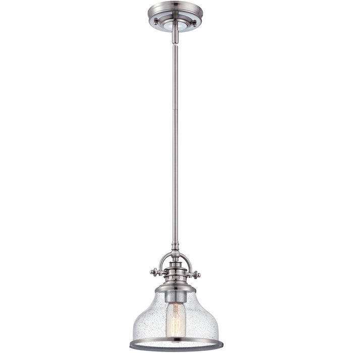 Myhouse Lighting Quoizel - GRTS1508BN - One Light Mini Pendant - Grant - Brushed Nickel