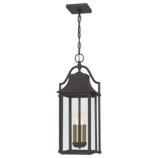 Myhouse Lighting Quoizel - MAN1911WT - Three Light Outdoor Hanging Lantern - Manning - Western Bronze