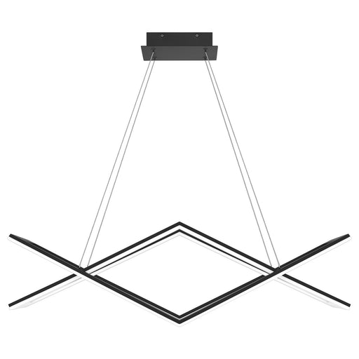 Myhouse Lighting Quoizel - PCNEW136MBK - LED Linear Chandelier - Newman - Matte Black