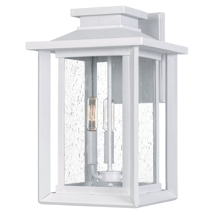 Myhouse Lighting Quoizel - WKF8411W - Three Light Outdoor Wall Mount - Wakefield - Matte White