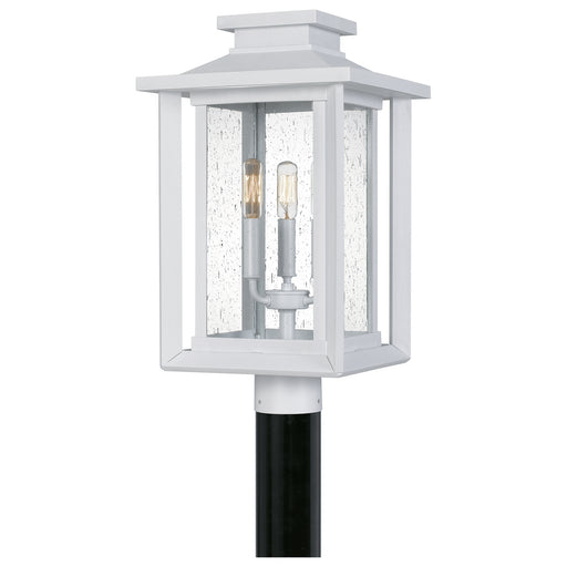 Myhouse Lighting Quoizel - WKF9011W - Three Light Outdoor Post Mount - Wakefield - Matte White