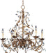 Myhouse Lighting Maxim - 2851EG - Six Light Chandelier - Elegante - Etruscan Gold