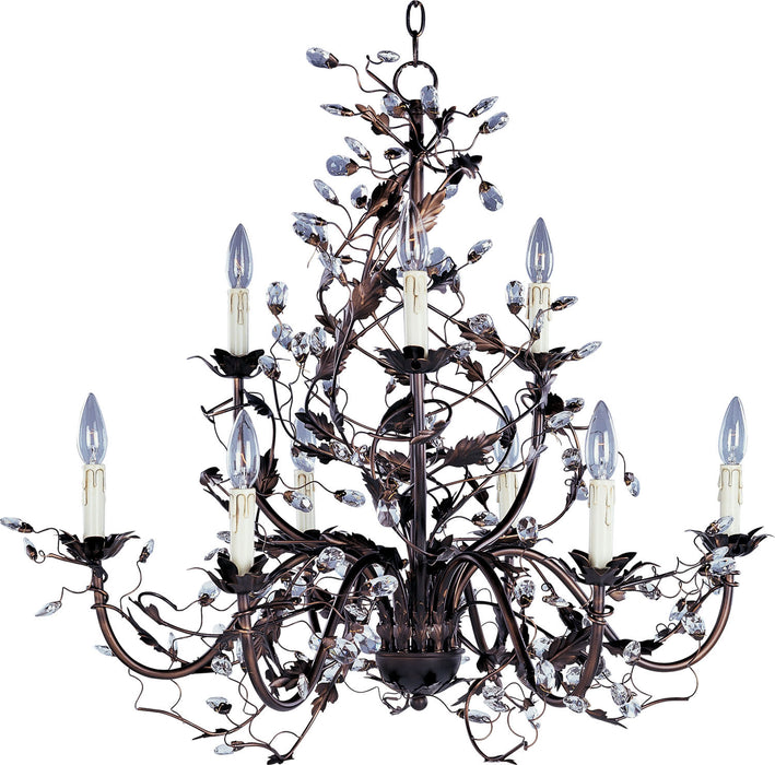 Myhouse Lighting Maxim - 2852OI - Nine Light Chandelier - Elegante - Oil Rubbed Bronze